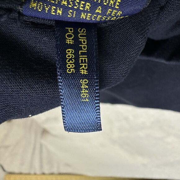 Polo Ralph Lauren Bi Swing Blue Canvas Jacket Mens XL Red Pony Retro Preppy - Picture 9 of 11